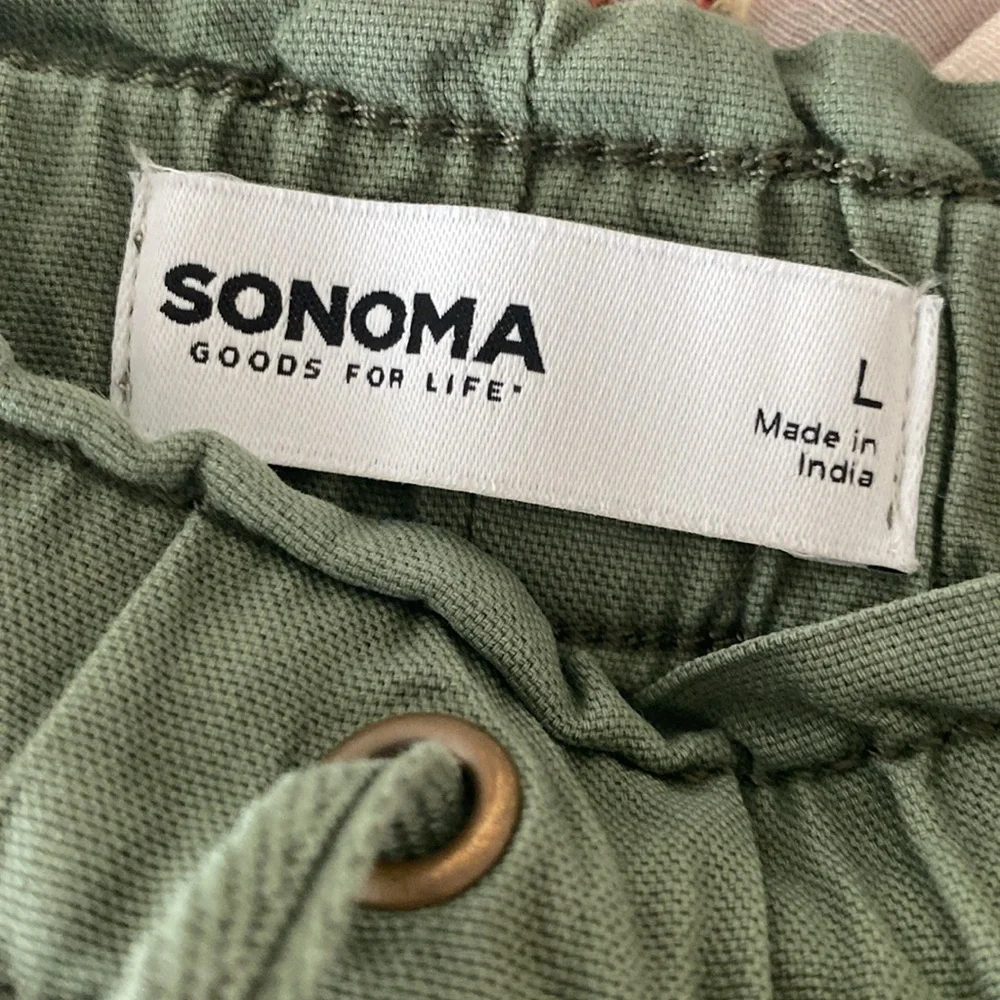 Sonoma Elastic Waist Pull On Capri Size Large - Picture 3 of 3
